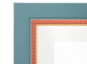 25mm 'Palette' Terracotta with Gold Frame Moulding