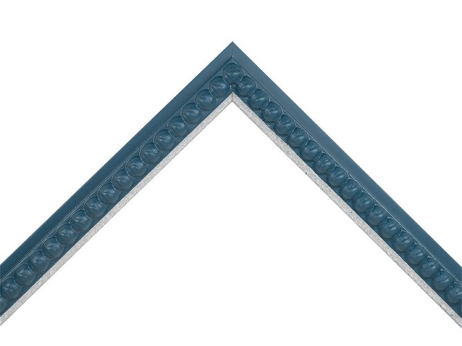 25mm 'Palette' Air Force Blue with Silver Frame Moulding