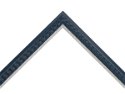 25mm 'Palette' Midnight Blue with Silver Frame Moulding
