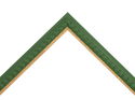 25mm 'Palette' Grass Green with Gold Frame Moulding