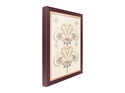 20mm 'Palette' Red Grape with Gold Frame Moulding