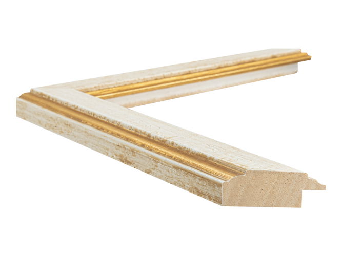 32mm 'Bologna' Bianco Frame Moulding