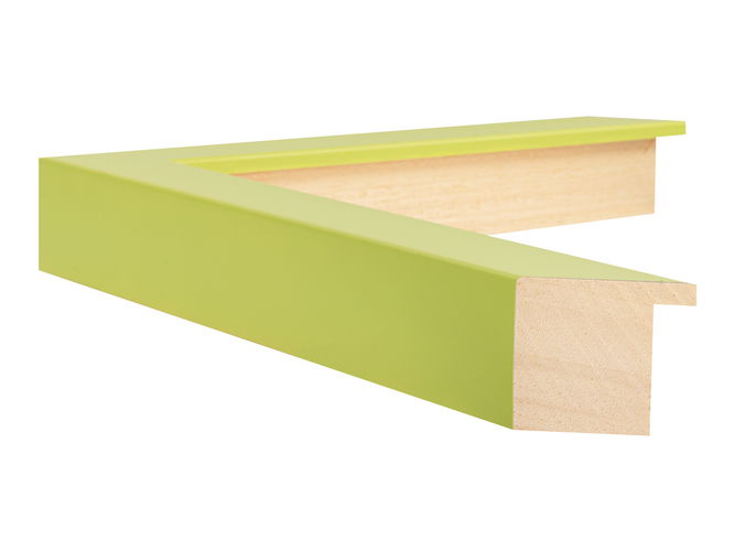 25mm 'Gelato' Lime Green Frame Moulding