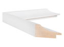 46mm 'Domino' White  Open Grain FSC™ Certified 100% Frame Moulding