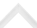 46mm 'Domino' White  Open Grain FSC™ Certified 100% Frame Moulding