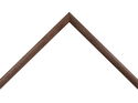 15mm 'Hockey' Bare Wood Black Walnut Frame Moulding