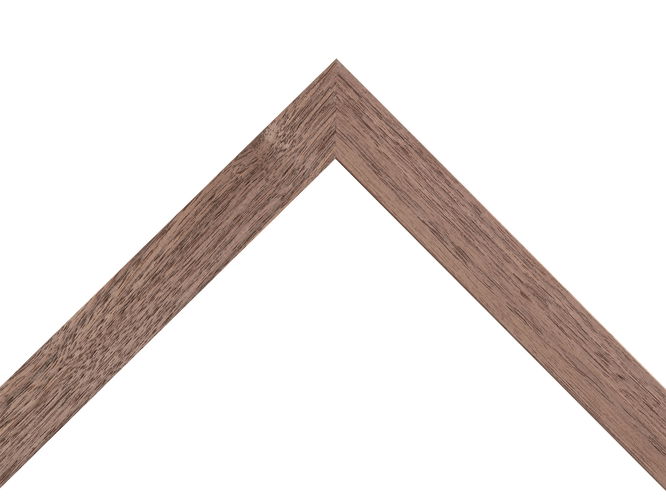 28mm 'Bare Wood' Black Walnut Frame Moulding