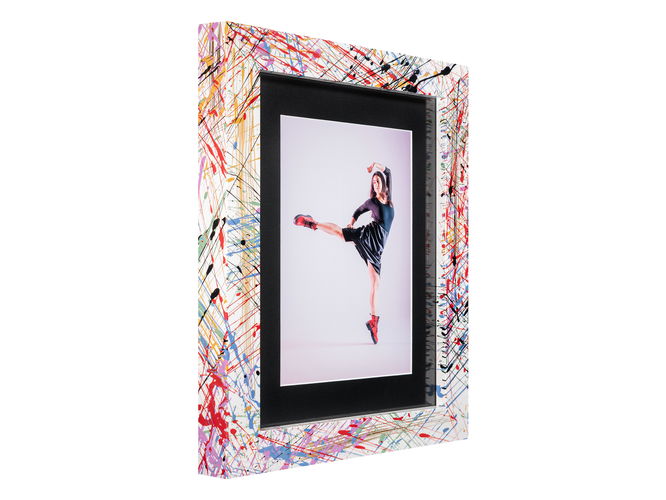 20x32mm 'Jackson' White with Multicolour FSC™ Certified 100% Frame Moulding