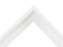 12mm 'Hockey L Style' White 42mm rebate FSC™ Certified 100% Frame Moulding