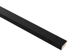 25x13mm 'Mono' Matt Black FSC™ Certified 100% Frame Moulding