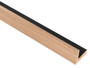 6mm 'Linea L Style' Oak Veneer 25mm rebate Frame Moulding