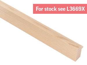 25x40mm 'Bare Wood' Ash FSC™ Certified 100% Frame Moulding