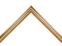 22mm 'Auric' Antique Gold Leaf Frame Moulding