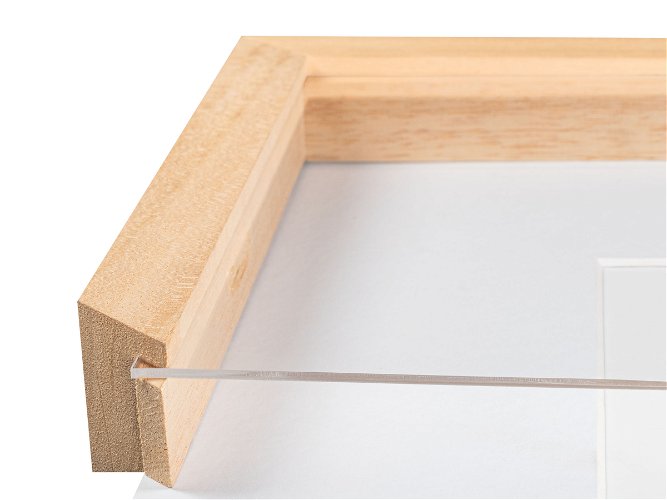 20mm 'Bare Wood Spacer' Ayous FSC™ Certified 100% Frame Moulding