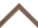 32mm 'Bare Wood' Black Walnut Frame Moulding