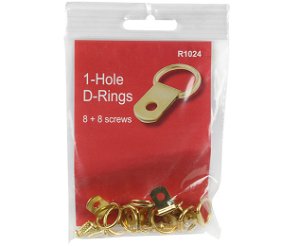 1 hole D Rings and Screws 20 packs