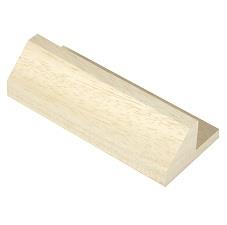 Sample L1161, 55mm 'Bare Wood Cubik L' Obeche