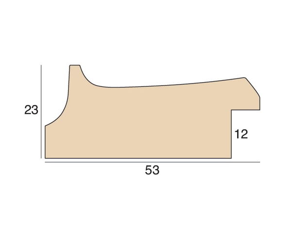 Sample L1966, 53mm 'Palladian Gilt' Champagne FSC™ Certified Mix 70%