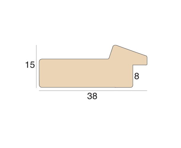 Sample L2380, 38mm 'Santorini' Aged White FSC™ Certified Mix 70%