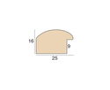 Sample M103-27, 25mm 'Minerva Classic Gold & Silver' Cross Hatch Gold