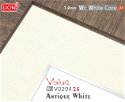Value White Core Antique White 2.6mm Mountboard 1 sheet