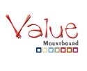 Value White Core Pompadour Mountboard 1 sheet