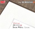 Value White Core Snow White Texture 2.6mm Mountboard 1 sheet