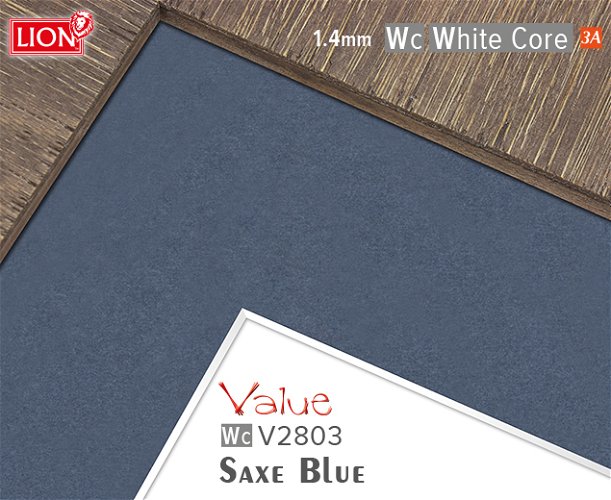 Value White Core Saxe Blue Mountboard 1 sheet