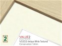 VALUE2 Pallet Conservation Antique White Textured 1.4mm Mountboard 500 sheets