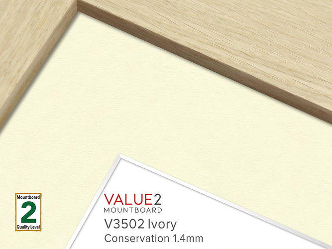 VALUE2 Pallet Jumbo Conservation Ivory 1.4mm Mountboard 500 sheets