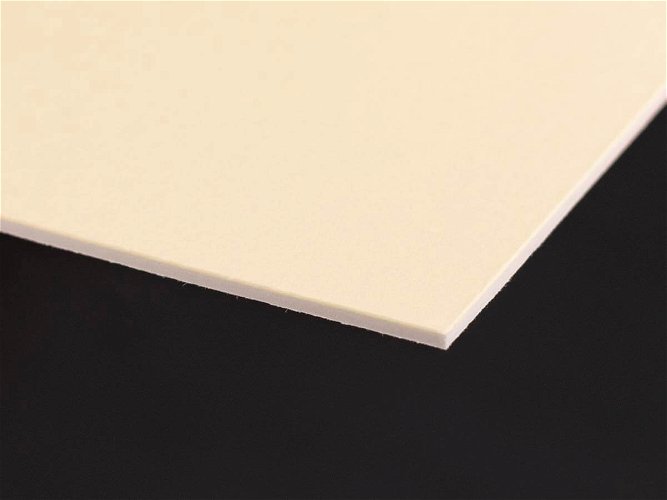 Cream Core Ivory 1.25mm Level 4 Mountboard 1 sheet