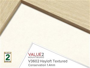 VALUE2 Conservation Hayloft Textured 1.4mm Level 2 Mountboard 1 sheet