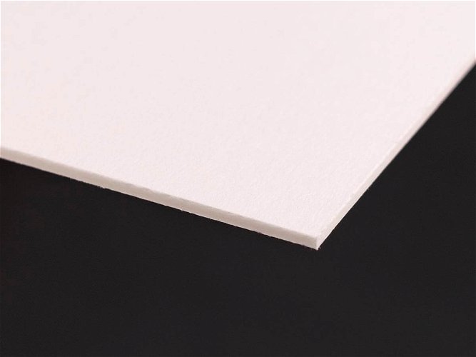 Cream Core Soft White Textured 1.25mm Level 4 Mountboard 1 sheet