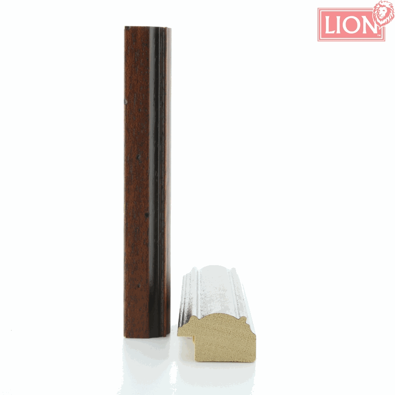30mm 'Arran' Walnut Wormhole FSC™ Certified 100% Frame Moulding